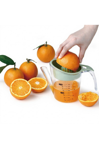 Generic Plastic Citrus Juicer Measuring Jug (420ml) Manual Juice Extractor wi...