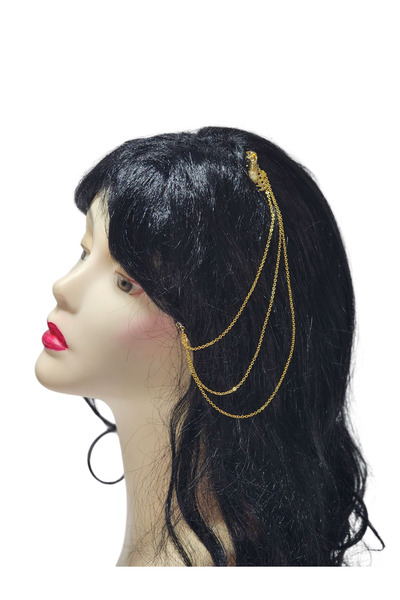 NEGO ACCESORİES ACCESORIU DE PĂR CU FIGURĂ MODELLĂ, PIEPTENE ȘI CERCEI LEGĂTAȚI