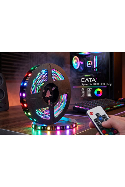 Dmc USB RGB Şerit LED Seti TV Arkası Oyuncu Odası Ambiyans Aydınlatma