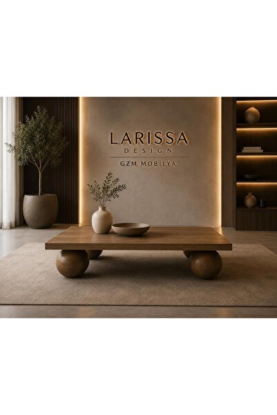 larissa design masif orta sehpa (kürelerimiz ceviz ağacı vb.ağaçlardan üretil...