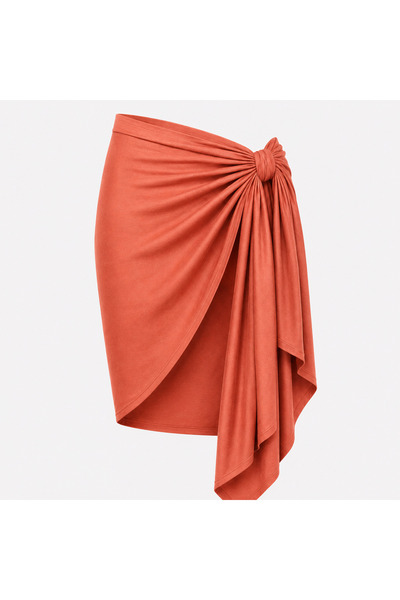 KRAFTELLA Penye Pareo Şal 70x180 cm – Çok Amaçlı Plaj Pareosu ve Şal-Yandan B...