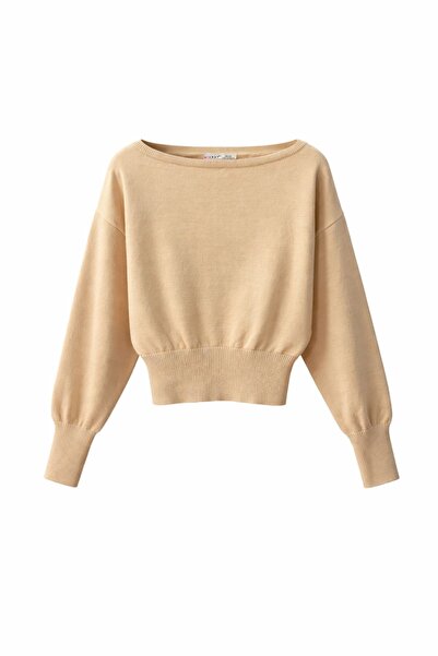 Hiccup Mixray Pulover din tricot cu decolteu bărcuță, cu striații
