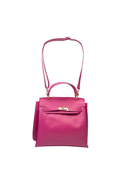 TORO NERO Geantă de damă din piele fuchsia Raluca