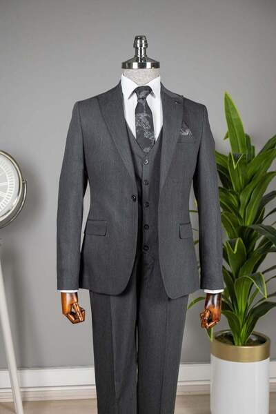 Terzi Ayhan Classics Vest Suit Smoked