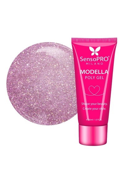SensoPRO Milano Polygel MODELLA - Taupe Gold, 30ml