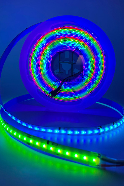 Hazar Led 24 Volt WS2811 RGB Pixel Cob Şerit Led 10MM 420 Ledli IP20 5 Metre
