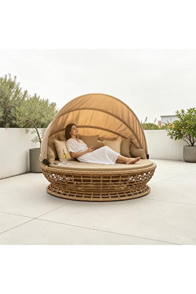 MY WORLD GARDEN LOCA RATTAN BAHÇE BALKON PREMİUM DAYBED