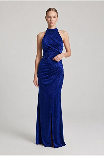 SpringStore Saks Halter Yaka Simli Abiye