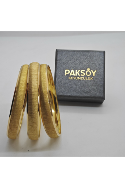 paksoy kuyumculuk Kumlu Ajda Altın Bilezik 22 Ayar 10.16 Gram Kadın Hediye - ...