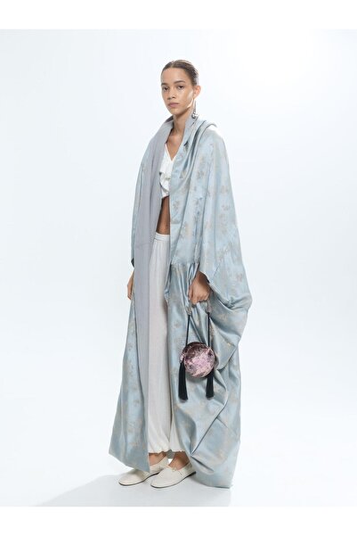 PARFOIS Kadın Uzun Saten Kimono