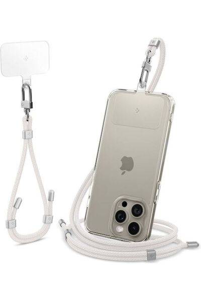 Spigen Καθολικό Σετ Λουριών Χιαστί & Καρπού, Λευκό Μαργαριταρί