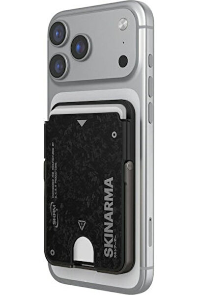 Skinarma Θήκη καρτών MagSafe Όνυχας σε μαύρο χρώμα