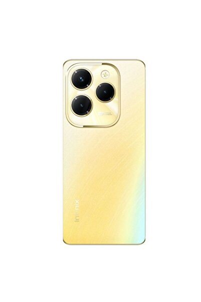 Yedcom İnfinix Hot 40 Pro Gold Kamera Camlı Arka Pil Kapağı Batarya Kapağı Ar...