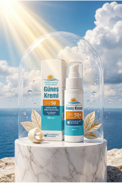 Umreci Anne Kokusuz Güneş Kremi 50 ml - SPF 50+ | UVA UVB Koruma | Parfümsüz ...