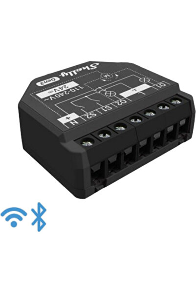 Shelly 2PM Gen3 Έξυπνος Διακόπτης 2 Καναλιών Wi-Fi Bluetooth & RF 16A (Με Ουδ...