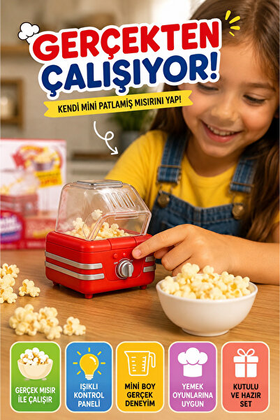 GIOCHI PREZIOSI Mini Brands Magic Cook Kitchen Çalışan Mini Patlamış Mısır Ma...