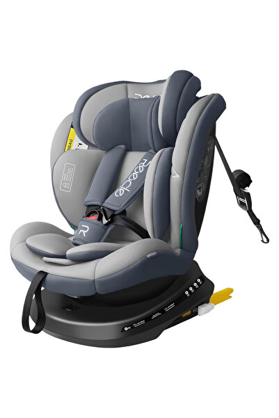 OEM Scaun auto pentru copii 40-150 cm, până la 36 kg, rotativ 360°, gri