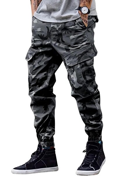 Lymio Men's Cotton Cargo Pants Model Army-Cargo-03-04 by