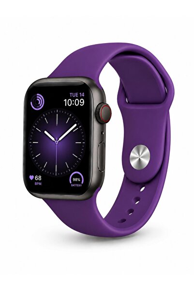 Miyole Apple Watch Uyumlu 4 5 6 7 8 9 10 Se 42 44 45 49 Mm Uyumlu Kordon Silikon