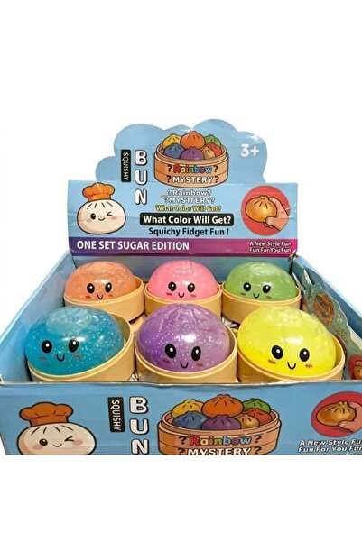 Noor Design SQUISHY BUN Çin Mantısı Squıshy Sürpriz Oyuncak Mystery Squıshy P...