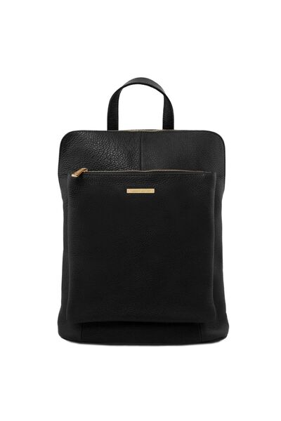 tuscany Leather Rucsac de damă din piele - TL141682 - Negru