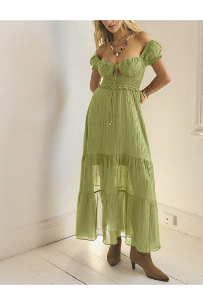 Evendi Rochie lunga, Verde