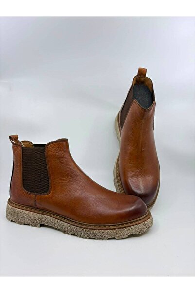 Papuccu Men's Leather Boots Taba Floter