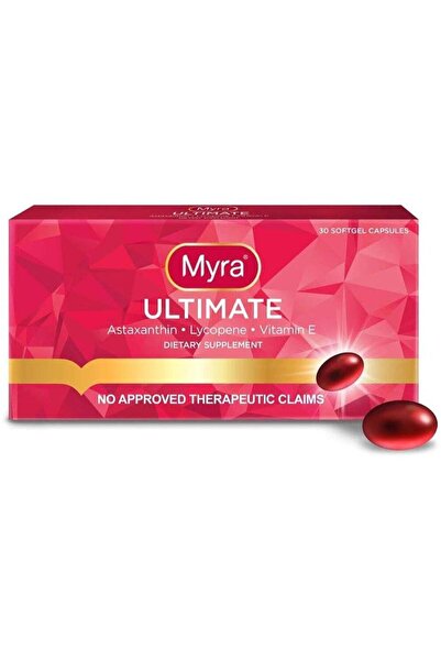 Top Choice Myra Ultimate Vitamin E Astaxanthin Lycopene 30 Softgels