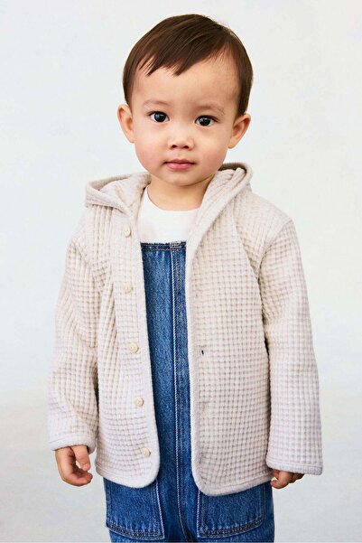 H&M Waffled cotton cardigan