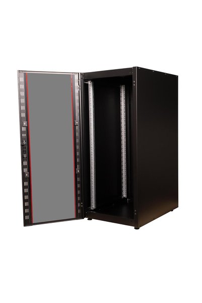 Lande 26U 19” 600X800 Freestanding Server / Computer Cabinet (Black)