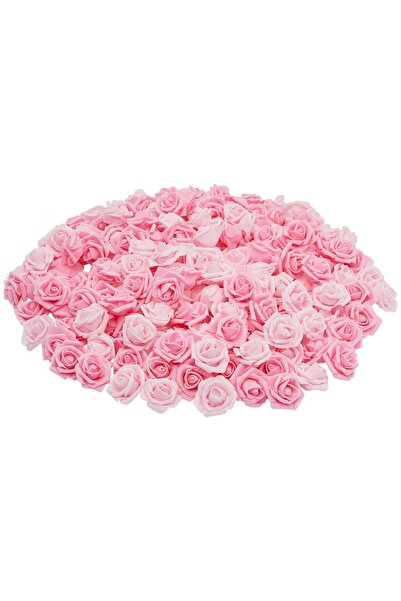 OEM Capete de flori artificiale de trandafir, 5.1cm, două nuanțe de roz, pent...