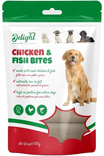 DELIGHT CHICKEN'FISH SAND 100G – Tasty and Nutritious Snack for Dogs