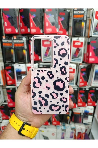 aheaks غطاء حماية بنمط الفهد متوافق مع Redmi 15 5G