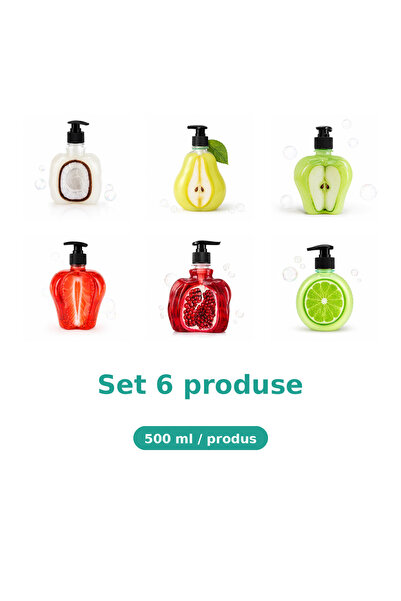 Tasty Set 6 Produse Tasty, Mix Cocos, Pere, Mar Extract, Capsuni, Rodie, Lime