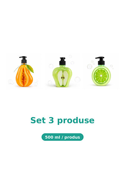 Tasty Set 3 Produse Tasty, Mix Pepene Galben, Mar Piele Sensibila, Lime