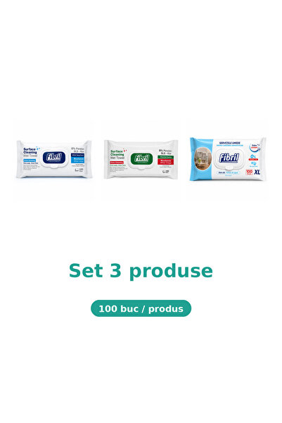 Fibril Комплект 3 продукта Фибрил, Микс синьо, зелено, XL синьо