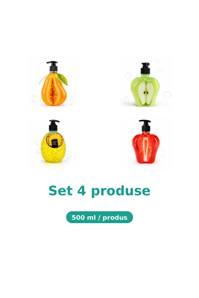 Tasty Set 4 Produse Tasty, Mix Pepene Galben, Mar Piele Sensibila, Ananas, Ca...
