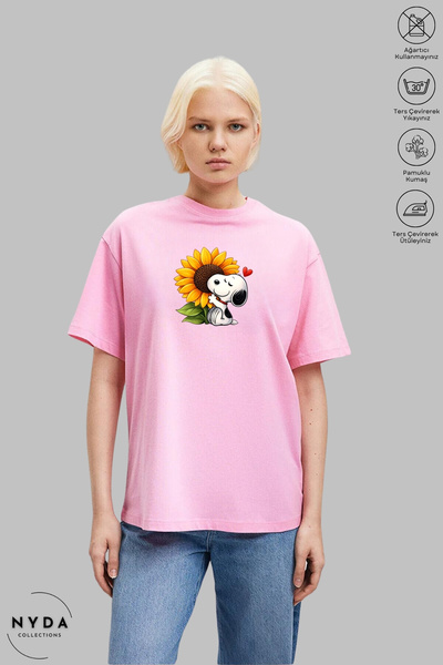Nyda Collections Unisex majica kratkih rukava sa okruglim izrezom, sa printom...