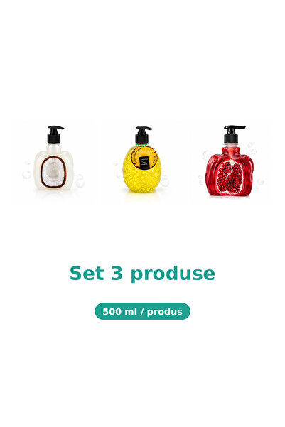 Tasty Set 3 Produse Tasty, Mix Cocos, Ananas, Rodie