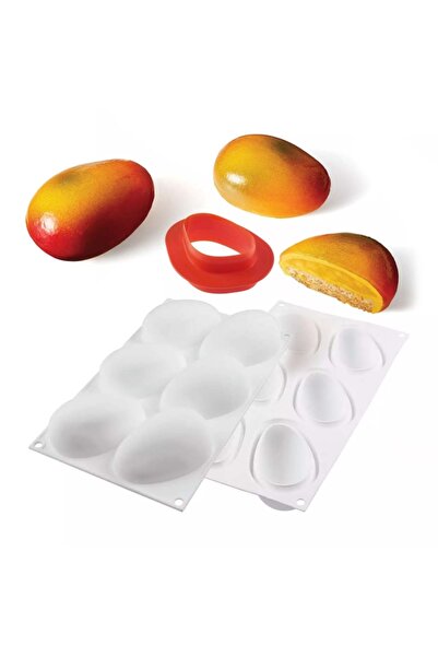 Decoratiuni Dulci Mulaj prajitura Mango130 ml. (9,3x5,7cm) Silikomart