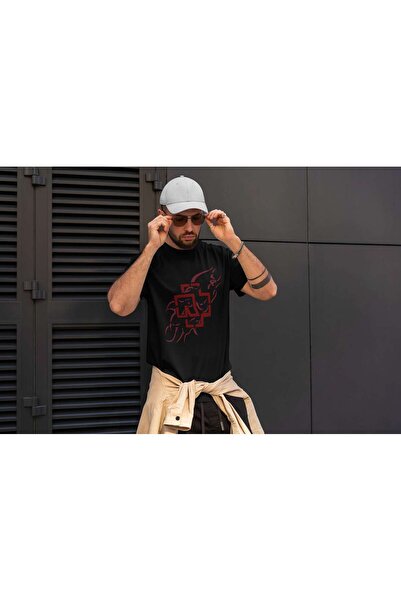 iLovePrints Abstract Tribal Design with Red Geometric Patterns Tshirt