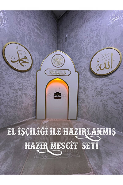 Mescit Mihrap Seti - El İşçiliği Hat Sanatı