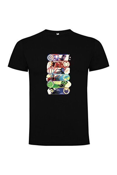 iLovePrints Marvelous Avengers Stack Tshirt