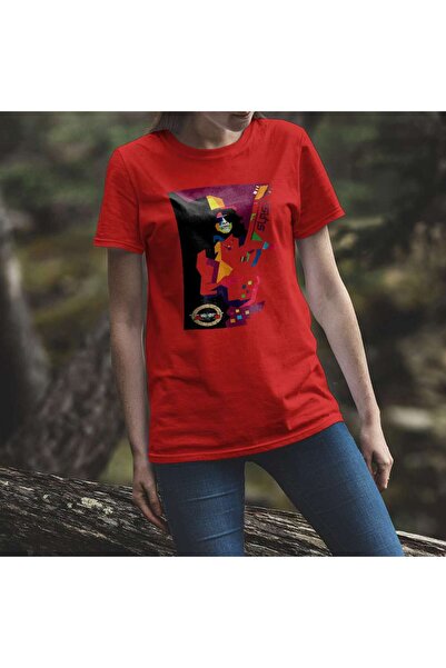 iLovePrints Colorful Abstract Guitarist Tshirt