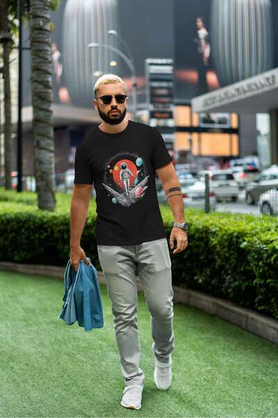 iLovePrints Astronaut in Space Tshirt