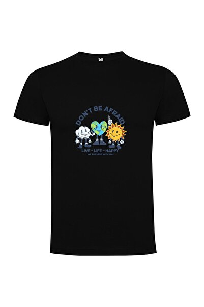 iLovePrints Fearless Happy Life Tee Tshirt