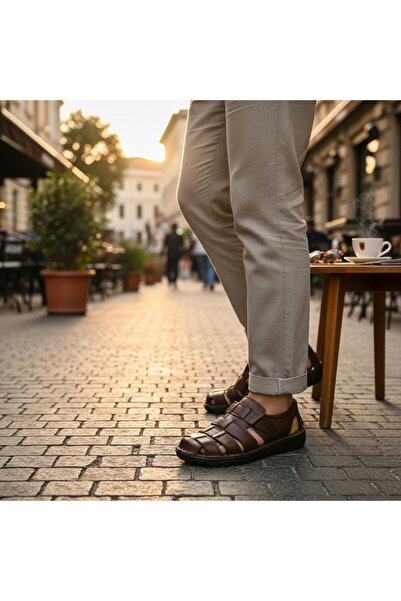 mersin md tekstil Pantofi casual pentru bărbați, din piele naturală, negri, c...