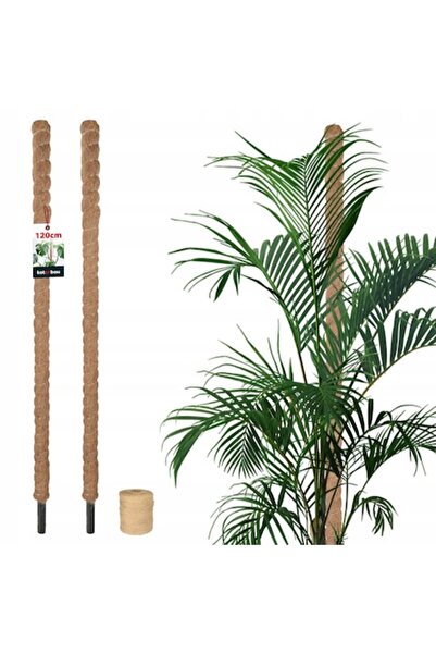 KOTARBAU Set de 2 suporturi pentru plante, Kotarbau, 120cm, fibră de cocos, p...