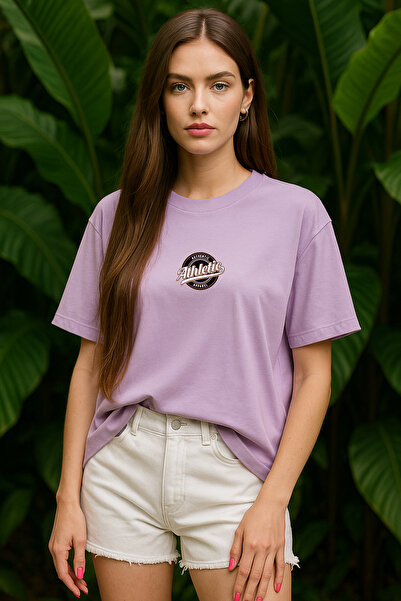 MYADA Style Printed Basic Women's T-Shirt 11083