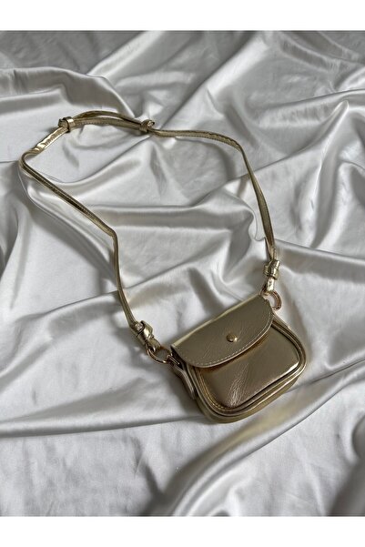 Mia Collection Martina Model El Ve Kadın Omuz Çantası Mini Çanta Gold